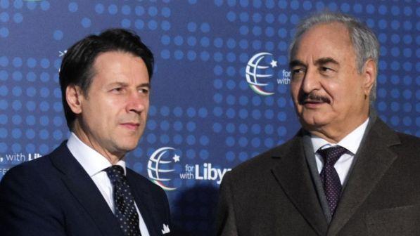 Libia, Conte ha ricevuto il generale Haftar a Palazzo Chigi