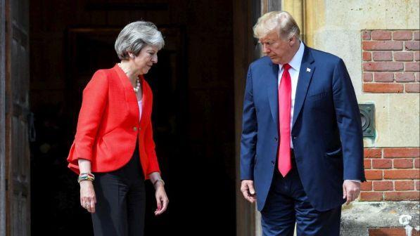 Trump: "Dispiaciuto per dimissioni May, ha lavorato molto duro"