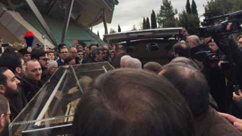 Le spoglie di San Pio giunte a Roma da San Giovanni Rotondo