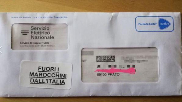 Prato, scritte razziste sulle bollette: indagini in corso