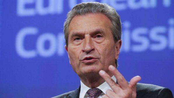 Governo, Oettinger: da Ue ci sarà più disponibilità e "riconoscenza"