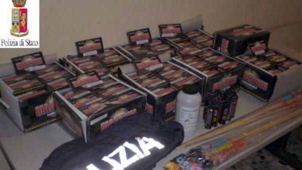 Ivrea,scoperta fabbrica clandestina di fuochi d'artificio: 5 denunce