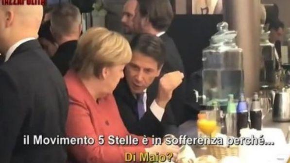 Conte si confida con la Merkel: "M5s in sofferenza, calano nei sondaggi"