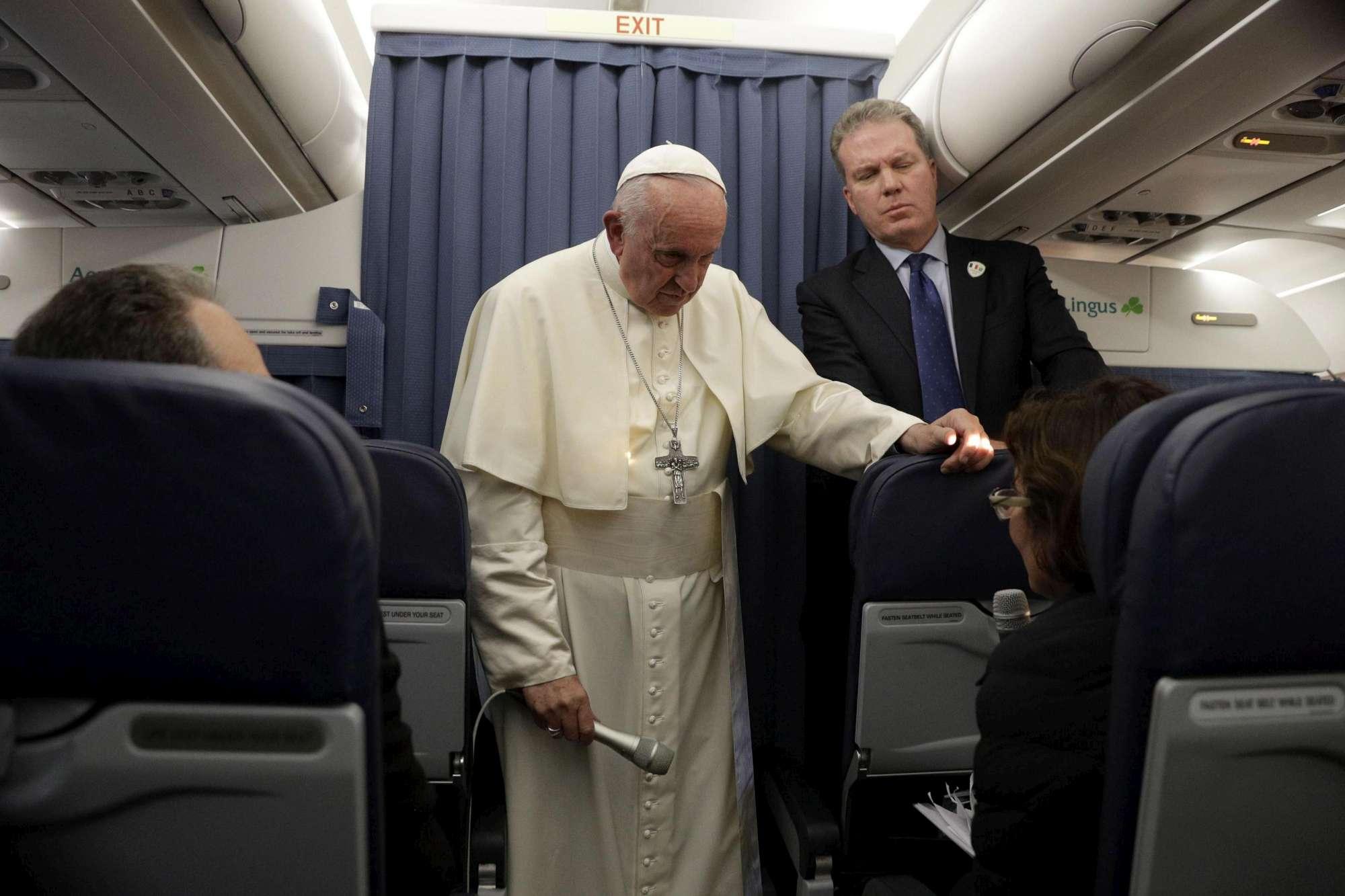 Papa Francesco rientrato da Irlanda, aereo atterrato a Ciampino