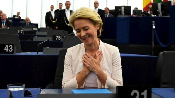 Ue, von der Leyen: nessuna promessa all'Italia per essere eletta