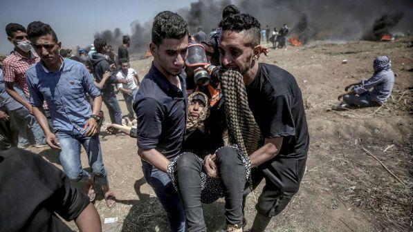 Confine Gaza, nuovo bilancio incidenti: 89 feriti ed intossicati