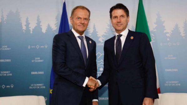 G7, Tusk: "Nessuna divergenza con Conte, Italia e Ue hanno la stessa linea sulla Russia"