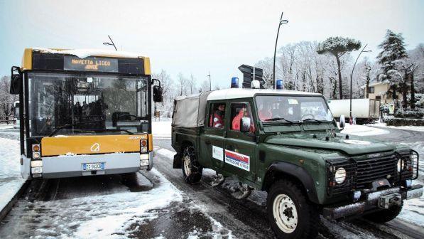 Emergenza neve a Roma, Campidoglio: in campo 170 mezzi