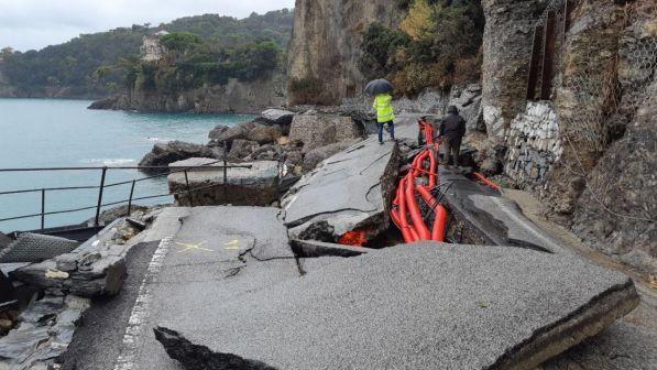 Maltempo, finisce isolamento Portofino:terminata passerella pedonale