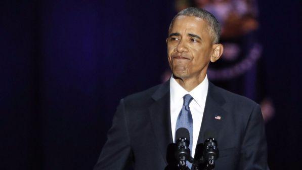 Usa, Obama saluta gli americani: "Vigilate sulla nostra democrazia"