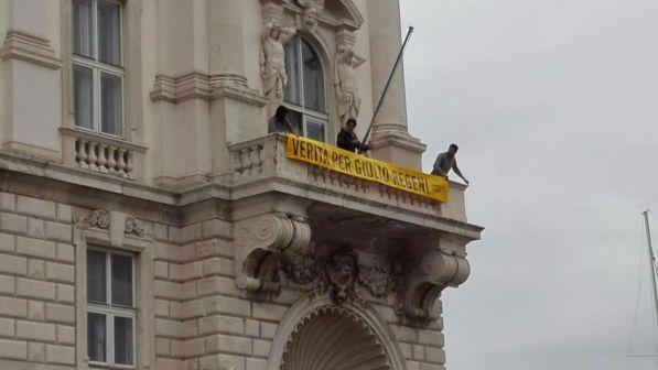 Friuli, rimosso lo striscione per Regeni dal palazzo della Regione | Fedriga: "Non sarà mai più esposto"