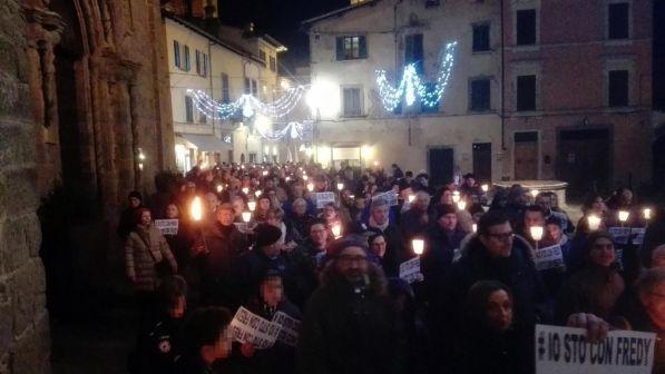 Arezzo: 1.500 persone alla fiaccolata per Fredy Pacini