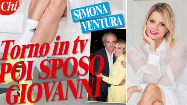 Simona Ventura pensa alle nozze: “Con Giovanni durerà per tutta la vita”