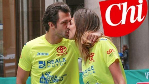 Cristina Chiabotto, un romantico bacio... in "corsa" con Marco Roscio