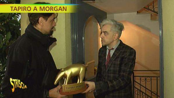Tapiro d'oro a Morgan dopo il pignoramento della sua abitazione