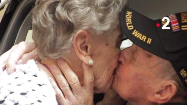 Veterano americano ritrova il suo primo amore in Francia dopo 75 anni: "Non ha mai lasciato il mio cuore"