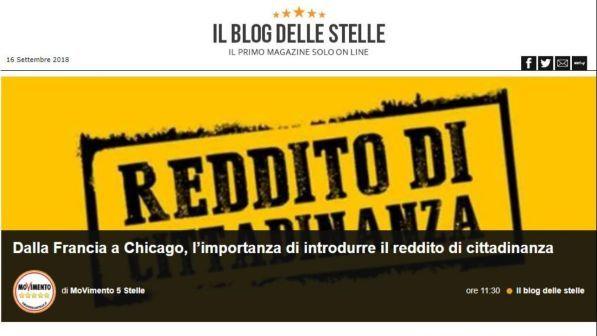 Reddito di cittadinanza, M5s: "Presupposto indispensabile della prossima manovra"