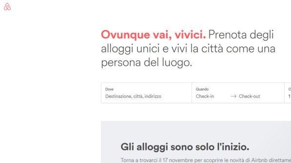 Airbnb: oltre 4 miliardi di impatto economico sul pil nel 2016
