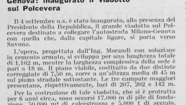 L'inaugurazione nel '67 e le polemiche: la storia del ponte crollato a Genova