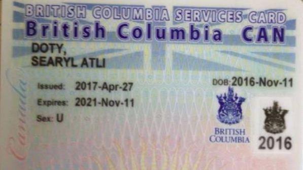 Canada, maschio o femmina? Il sesso del bambino è "U"