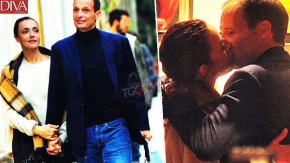 Ambra e Allegri, baci appassionati mentre comprano gli anelli