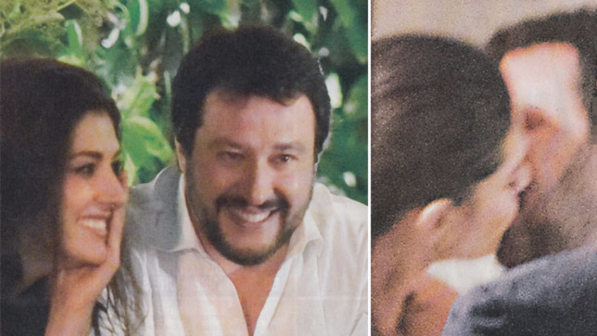 Matteo Salvini-Elisa Isoardi, l'idillio è servito... a tavola