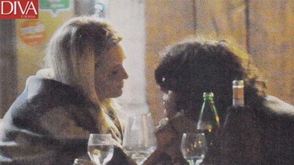 Carolina Crescentini a cena con il nuovo amore