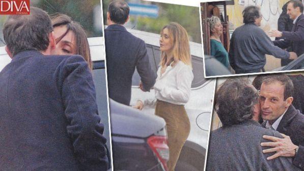 Ambra Angiolini presenta Massimiliano Allegri in famiglia, nozze in vista