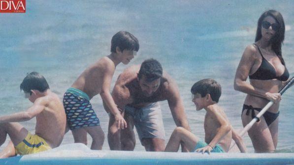 Gigi Buffon, la grande famiglia tra le braccia di Ilaria D'Amico