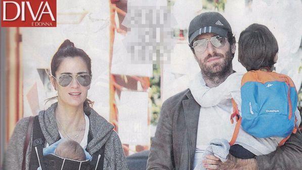 Giampaolo Morelli e Gloria Bellicchi, le prime immagini da genitori bis