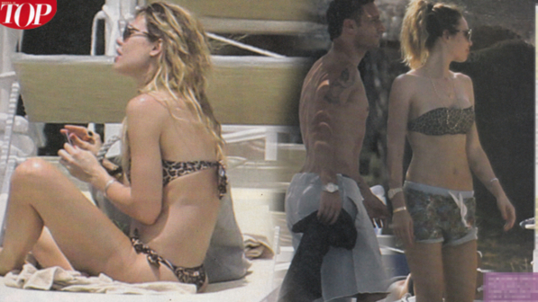 Francesco Totti e Ilary Blasi, vacanze a Sabaudia