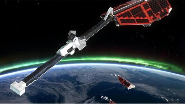 Salvo il satellite Swarm B: ha schivato un proiettile vagante