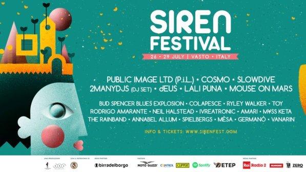 Siren Festival, la musica inonda Vasto