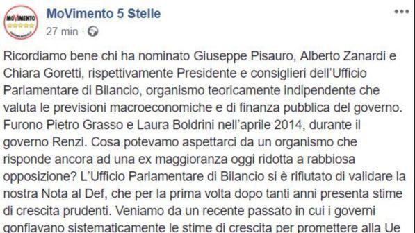 Def bocciato, M5s: "E' un atto di guerra, ma non ci fermeranno"