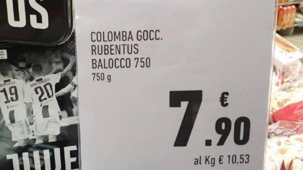 Oristano, scrive "Rubentus" su colombe griffate Juve: nei guai un commesso