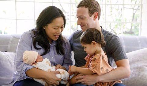 Mark Zuckerberg papà bis, l'annuncio su Facebook: "E' nata August"