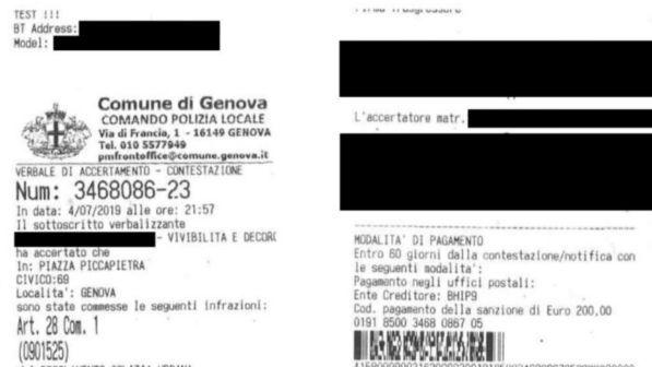 Genova, dorme in piazza: multa di 200 euro a un clochard