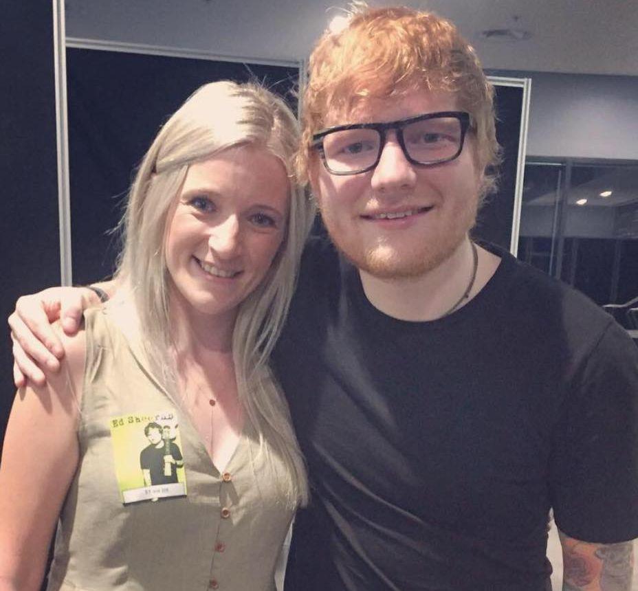 Ed Sheeran incontra una fan gravemente malata ad Adelaide