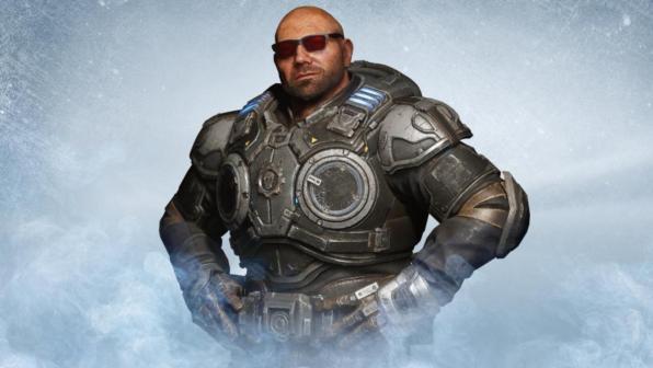 Dave Bautista fa il suo ingresso sul ring di Gears 5