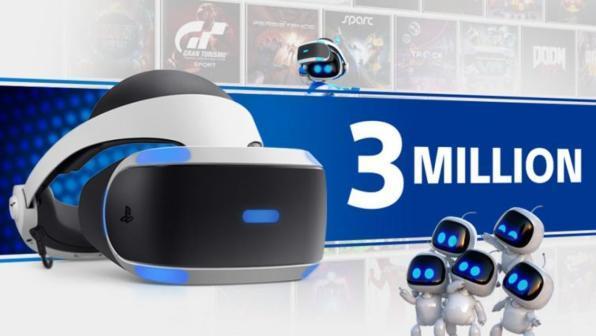 PlayStation VR, più di tre milioni di visori in tutto il mondo