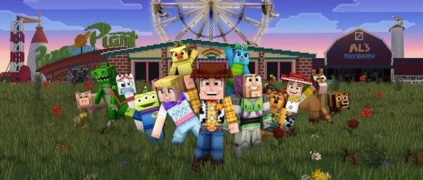 Minecraft e Toy Story insieme in vista del ritorno di Woody e Buzz