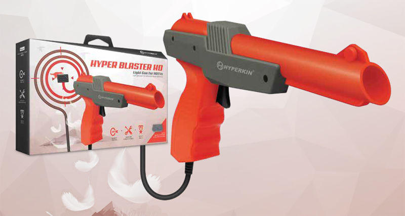 L'erede della NES Zapper permette di giocare a Duck Hunt sui tv moderni