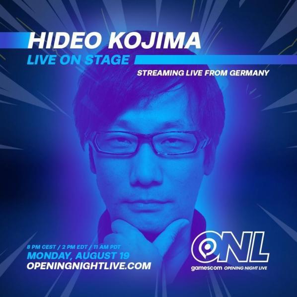 Gamescom: Hideo Kojima inaugurerà la fiera europea dedicata ai videogiochi
