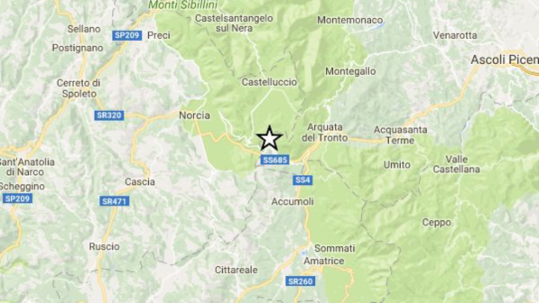 Terremoto, nuova scossa di magnitudo 4.5 tra Accumoli e Arquata