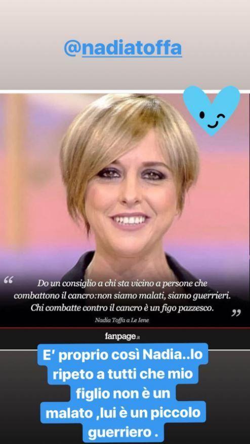Elena Santarelli a sostegno di Nadia Toffa: "Anche mio figlio è un guerriero"