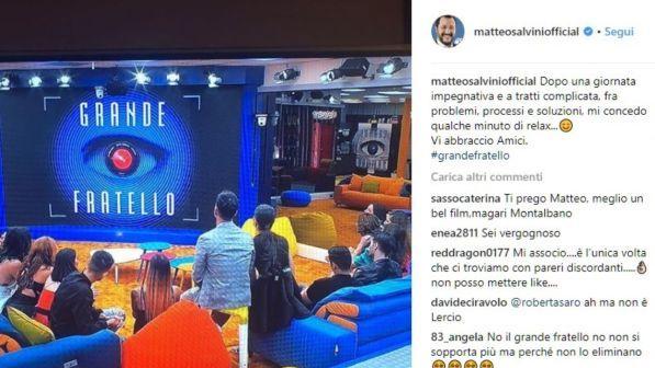 Incendio a Notre-Dame, Salvini guarda il Grande Fratello: è polemica | Lui replica: "Non è reato guardare la tv"