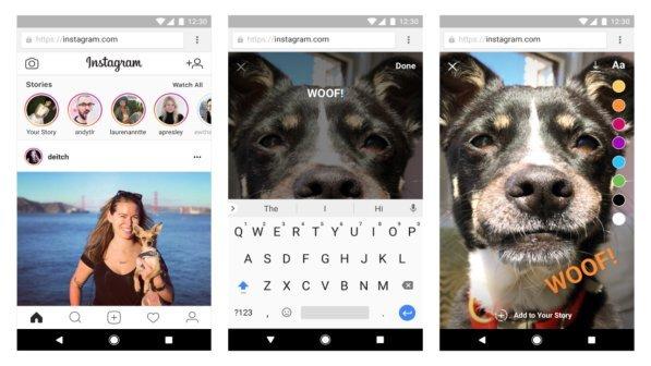 Novità Instagram, ora è possibile creare le stories senza app