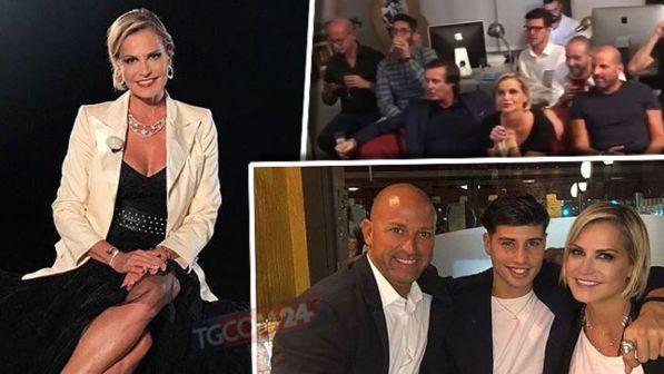 Simona Ventura torna single, ma guarda ancora la tv con Gerò
