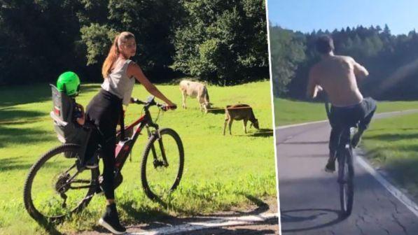 Belen, che impennata d'amore il suo Andrea Iannone