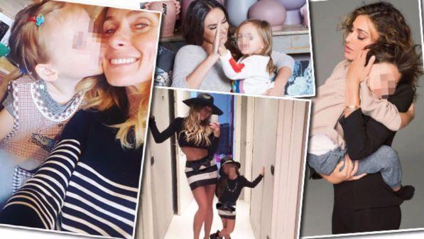 Baci e coccole, la tenerezza dei vip negli scatti con i figli